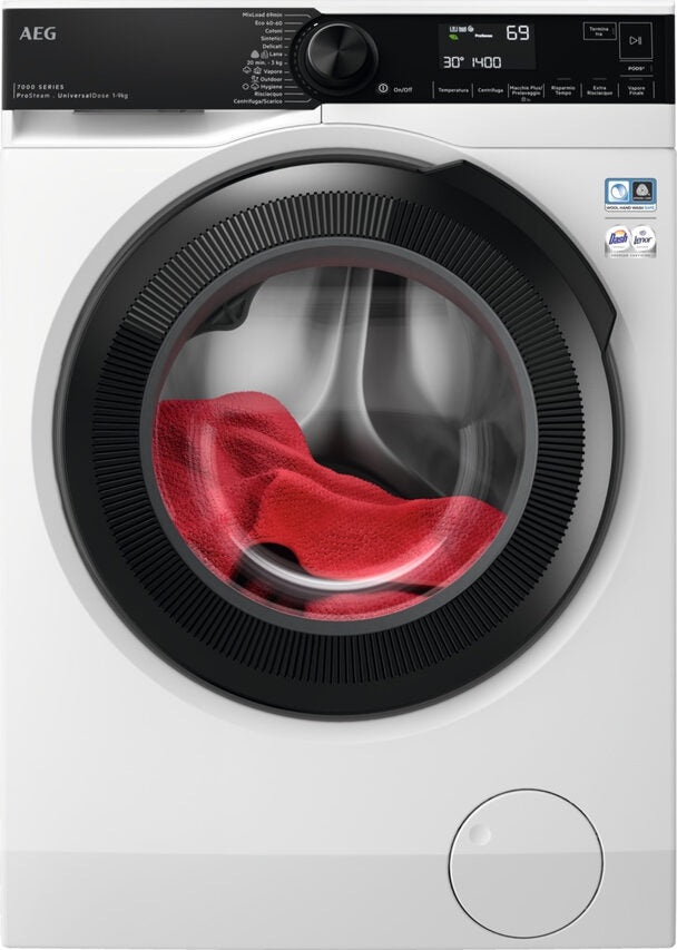 AEG LR7H94VAB lavatrice Caricamento frontale 9 kg 1351 Giri/min A Bianco