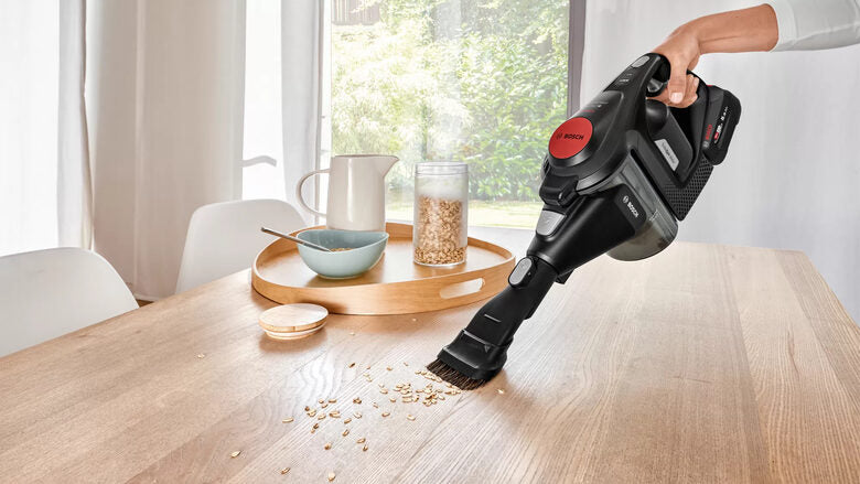 Bosch Serie 8 BCS82PWR25 aspirapolvere senza filo Nero, Rosso Senza sacchetto