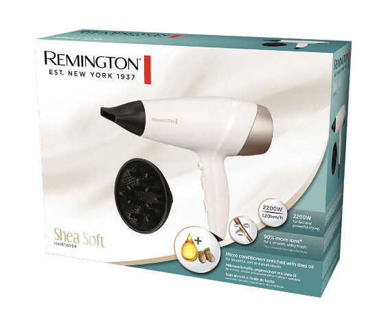 Remington D4740 asciuga capelli 2200 W Beige, Nero