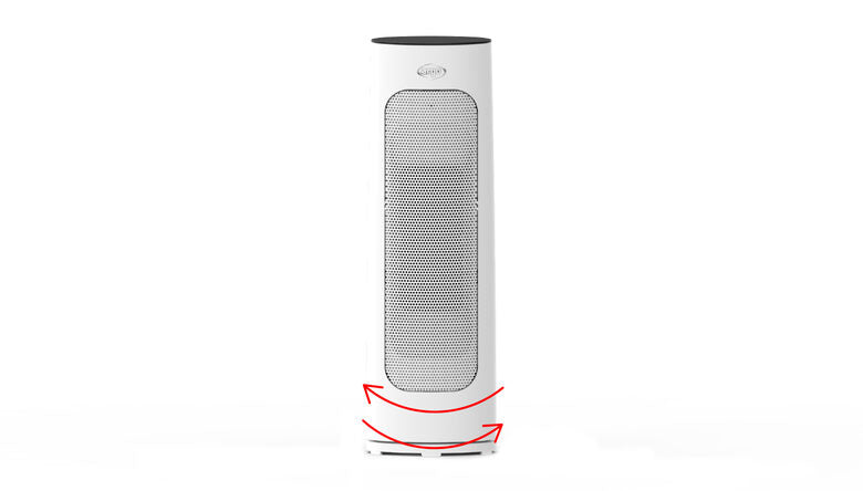 Argoclima Homer Interno Nero, Bianco 2000 W Riscaldatore ambiente elettrico con ventilatore
