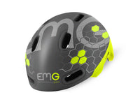 EMG Casco powered by GIVI, con luce led posteriore omologato per bicicletta e monopattino elettrico