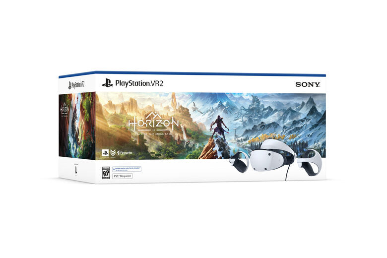 Sony PlayStation VR2 + Voucher Horizon Call of the Mountain Occhiali immersivi FPV Nero, Bianco