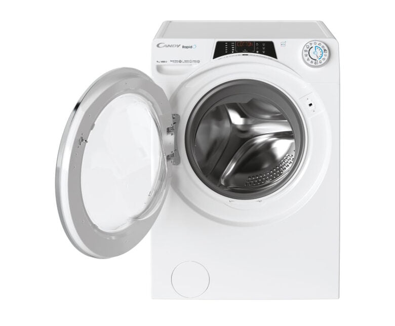 Candy RapidÓ RO 1496DWMCT/1-S lavatrice Caricamento frontale 9 kg 1400 Giri/min A Bianco