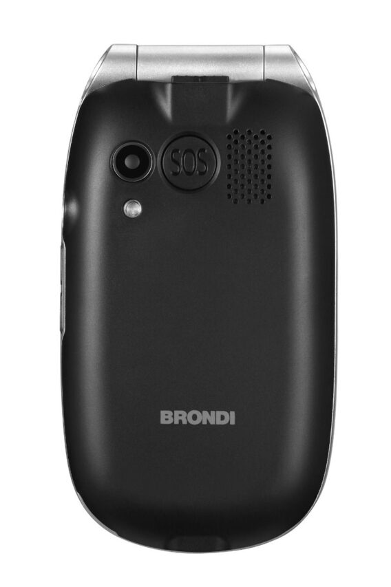 Brondi Amico Comfort 7,11 cm (2.8") Nero, Argento Telefono per anziani