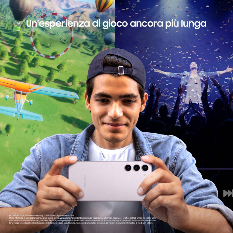 Samsung Galaxy S23+ Display 6.6'' Dynamic AMOLED 2X, Fotocamera 50MP, RAM 8GB, 512GB, 4.700 mAh, Phantom Black