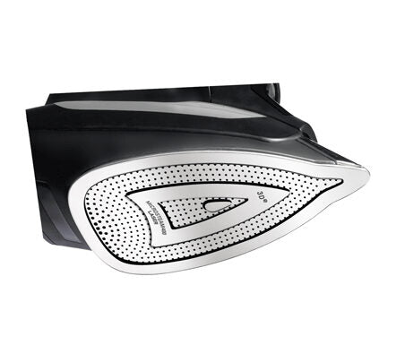 Rowenta DW6010 ferro da stiro Ferro da stiro a secco e a vapore Piastra Microsteam 400 2400 W Nero, Verde