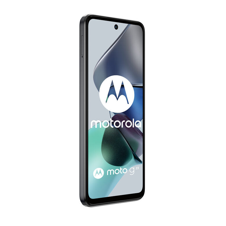 Motorola moto g23 (tripla fotocamera 50 MP, batteria 5000 mAH, Dolby Atmos Stereo Speakers, 8/128 GB espandibile, Display 6.53" 90Hz, NFC, Dual SIM, Android 13), cover inclusa