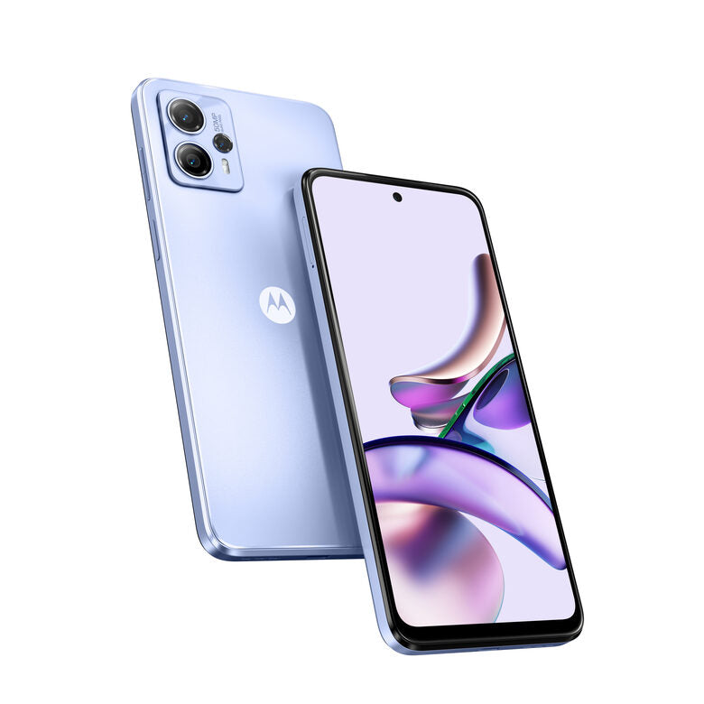 Motorola moto g13 (tripla fotocamera 50 MP, batteria 5000 mAH, Dolby Atmos Stereo Speakers, 4/128 GB espandibile, Display 6.53" 90Hz, NFC, Dual SIM, Android 13, cover inclusa