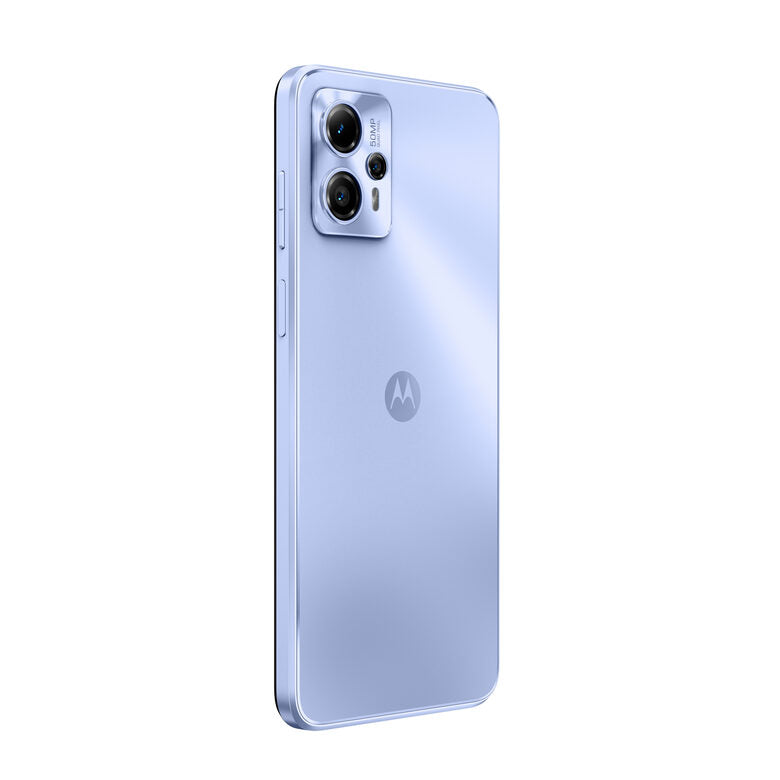 Motorola moto g13 (tripla fotocamera 50 MP, batteria 5000 mAH, Dolby Atmos Stereo Speakers, 4/128 GB espandibile, Display 6.53" 90Hz, NFC, Dual SIM, Android 13, cover inclusa