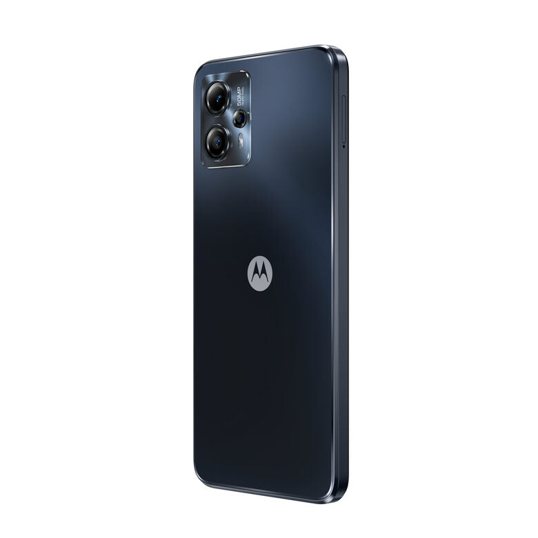 Motorola moto g13 (tripla fotocamera 50 MP, batteria 5000 mAH, Dolby Atmos Stereo Speakers, 4/128 GB espandibile, Display 6.53" 90Hz, NFC, Dual SIM, Android 13, cover inclusa