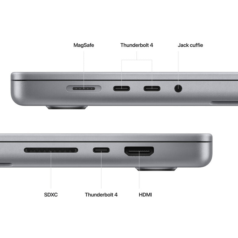 Apple MacBook Pro 16'' M2 Pro core: 12 CPU 19 GPU 1TB SSD - Grigio Siderale