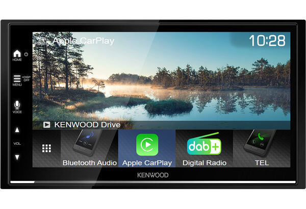 Kenwood DMX7722DABS Ricevitore multimediale per auto Nero Wi-Fi Bluetooth