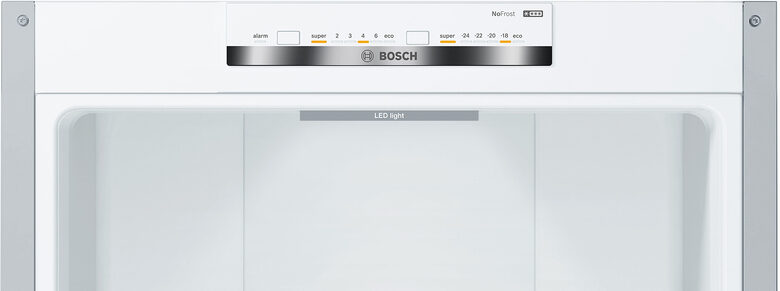 Bosch Serie 4 KGN392LDC frigorifero con congelatore Libera installazione 368 L D Acciaio inossidabile