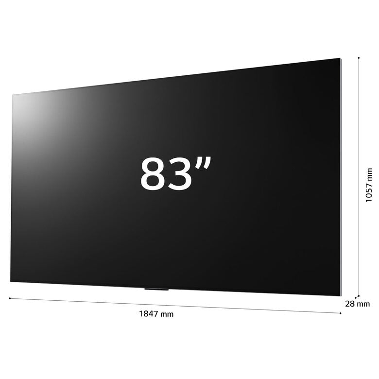 LG OLED evo 83'' Serie G3 OLED83G36LA, TV 4K, 4 HDMI, SMART TV