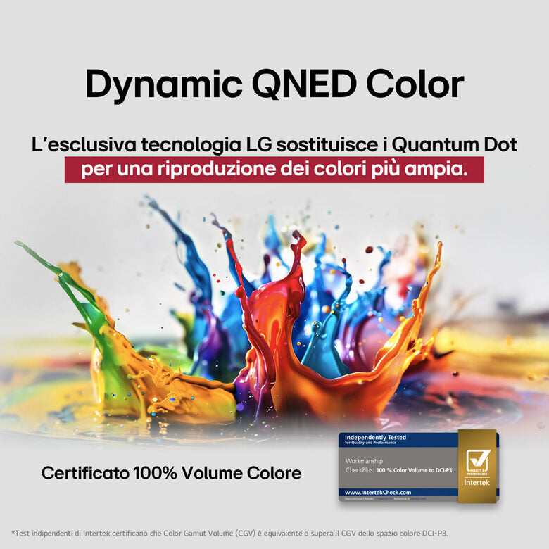LG QNED evo AI 100'' Serie QNED86 100QNED86A6, MiniLED 4K, Dimming Pro, Dolby Vision, SMART TV 2025