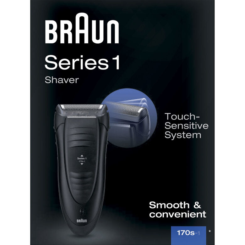 Braun Series 1 170 s-1 Rasoio elettrico a lamina Nero