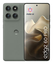 Motorola edge 60 pro con Moto AI (12/512GB, Fotocamera 50+50+10MP, selfie 50MP, Display 6.67" pOLED 120Hz, MediaTek Dimensity 8350, batteria 6000mAh, ricarica 90W, Android 15), PANTONE Shado