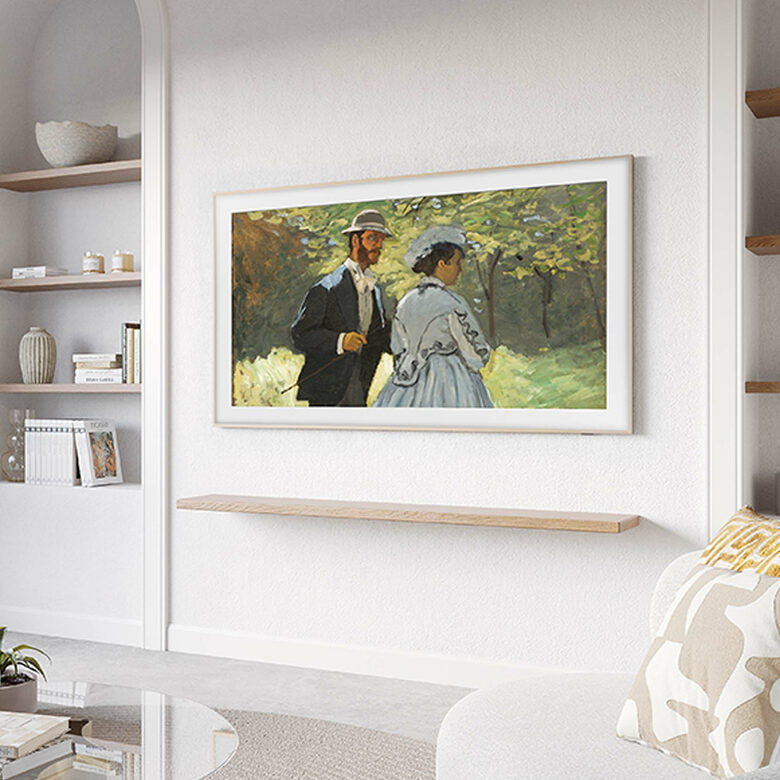 Samsung QE85LS03DAUXZT Televisione Smart TV 85 Pollici Qled 4K The Frame Black Matte Display Processore Quantum 4K Modern Frame Design Dolby Atmos