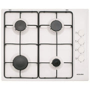 Glem Gas GTL64WH piano cottura Da incasso 60 cm Bianco  4 Fornello(i)