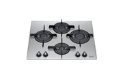 Hotpoint PK 644 D GH X /HA piano cottura Acciaio inossidabile Da incasso Gas 4 Fornello(i)