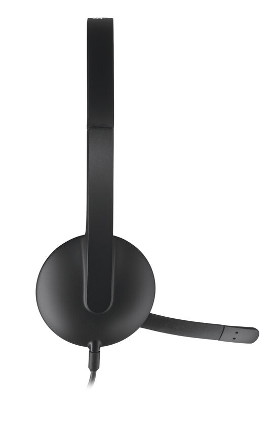 Logitech H340 USB Computer Headset Auricolare Cablato A Padiglione Ufficio USB tipo A Nero