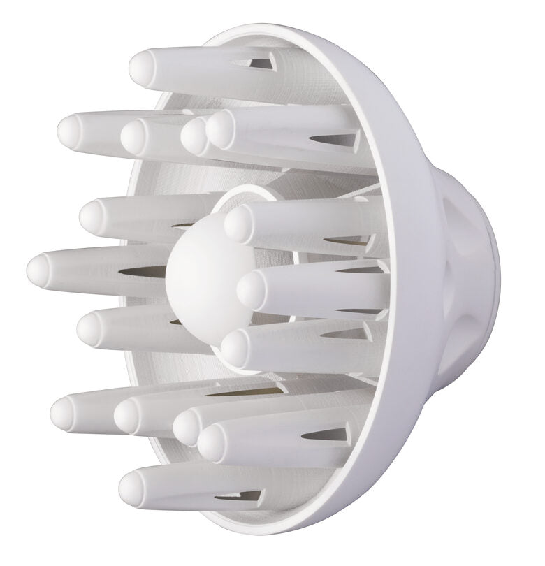Rowenta CV5090F0 Powerline+ Asciugacapelli con Diffusore e Generatore di Ioni, Asciugatura Veloce, 2300 W, Argento/Bianco
