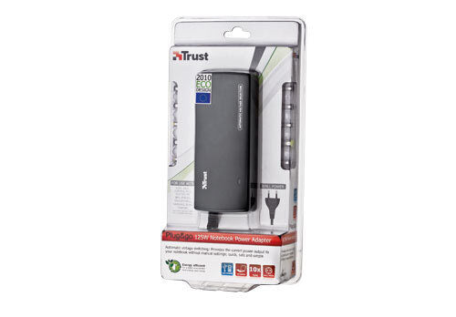 Trust 125W Notebook Power Adapter adattatore e invertitore Nero