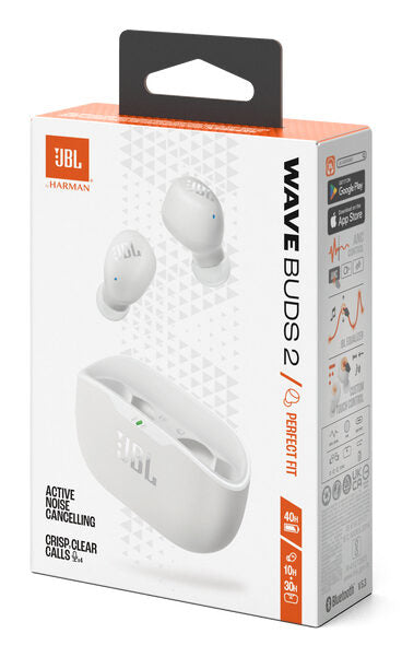 JBL Wave Buds 2 Auricolare True Wireless Stereo (TWS) In-ear Musica e Chiamate Bluetooth Bianco