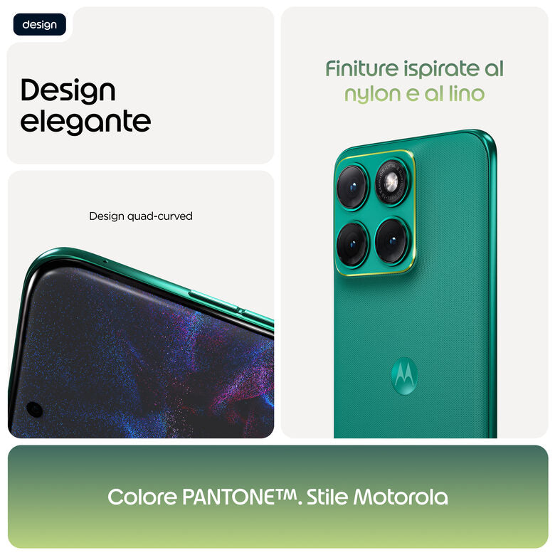 Motorola edge 70 fusion 17,2 cm (6.78") Doppia SIM Android 16.0 5G USB tipo-C 8 GB 256 GB 5200 mAh Verde