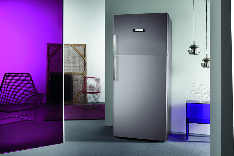 Whirlpool WTH5244 NFX frigorifero con congelatore Libera installazione 515 L Acciaio inossidabile