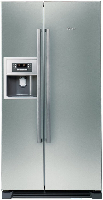 Bosch KAN58A75 frigorifero side-by-side Libera installazione 510 L Grigio, Acciaio inossidabile