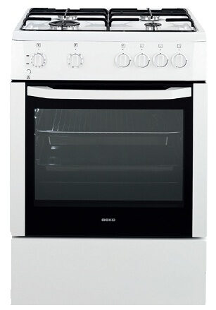 Beko CSG 62000 DW cucina Piano cottura Gas Bianco A