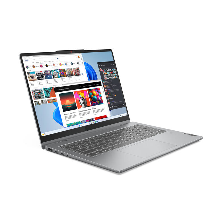 Lenovo IdeaPad 5 2-in-1 14IRH9 Intel® Core™ i5 i5-13420H Ibrido (2 in 1) 35,6 cm (14") Touch screen WUXGA 16 GB LPDDR5x-SDRAM 512 GB SSD Wi-Fi 6 (802.11ax) Windows 11 Home Italiano Grigio