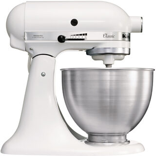 KitchenAid Classic 5K45SSEWH impastatrice planetaria 4,3 L 275 W Bianco