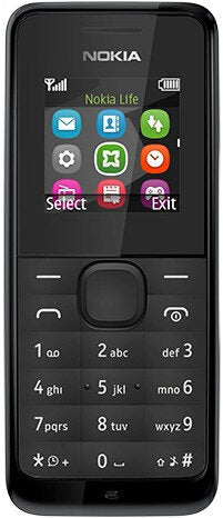 Nokia 105 3,56 cm (1.4") 70 g Nero Telefono di livello base