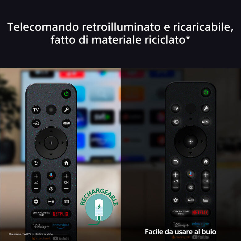 Sony K77XR80PAEP Televisione Smart TV 77 Pollici Oled 4K Hdr Google Bravia