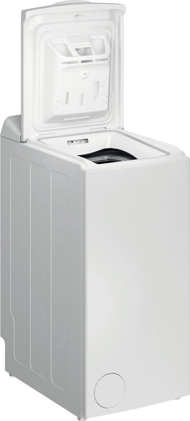 Indesit BTW L60400 IT Lavatrice A Libera Installazione A Carica Dall'alto 6 Kg, 1000 Giri, Turn&Go, Opzione Extra Lavaggio, Classe C, Bianco