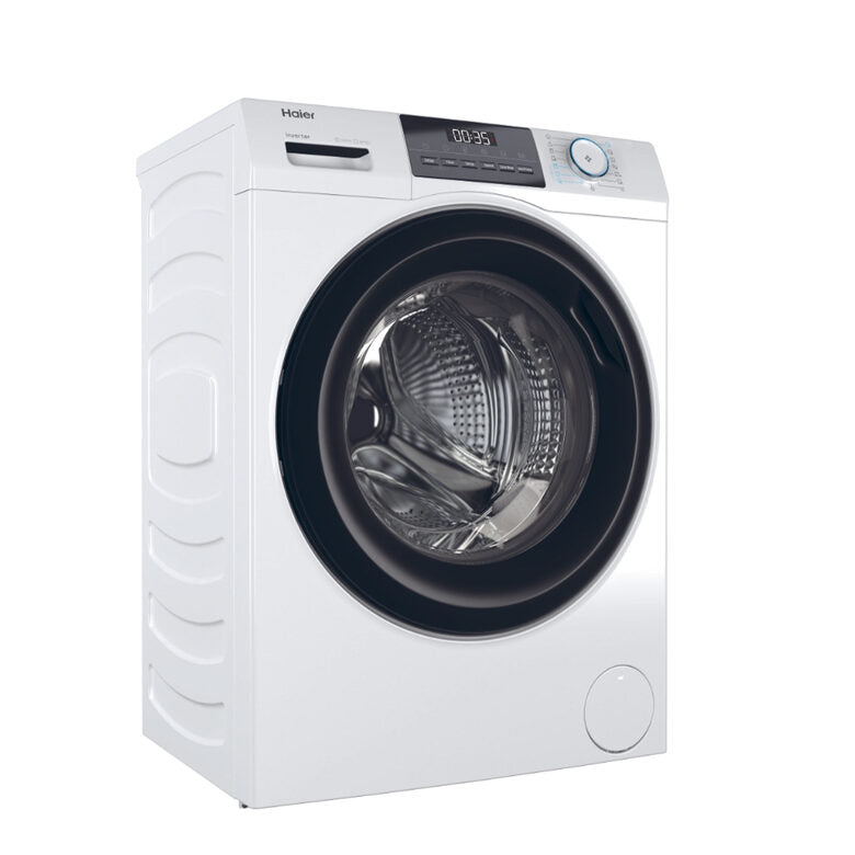 Haier HW80-BP14929A-S I-Pro Serie 1 Lavatrice A Libera Installazione 8 Kg, 1400 Giri, AI Power Drive Inverter Motor, Pillow Drum, Classe A, Bianco