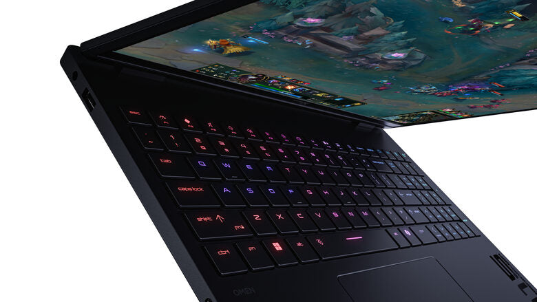 HP HyperX OMEN 15 inch Gaming Laptop PC 15-gb0026nlx AMD Ryzen™ 7 38,9 cm (15.3") 2K 16 GB DDR5-SDRAM NVIDIA GeForce RTX 5060 Wi-Fi 6 (802.11ax) Windows 11 Home Nero