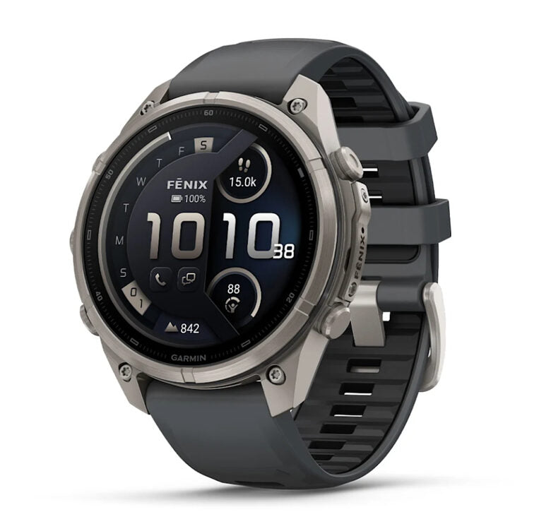 Garmin fēnix 9 Pro 3,56 cm (1.4") AMOLED 47 mm Digitale 454 x 454 Pixel Touch screen Titanio Wi-Fi GPS (satellitare)