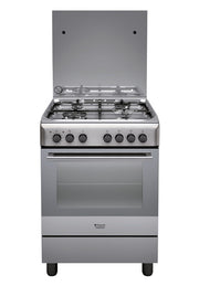 Hotpoint H6TMH2AF (X) IT cucina Piano cottura Gas Acciaio inossidabile A