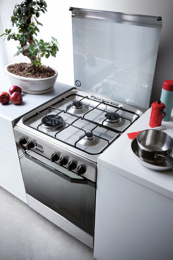 Indesit I6TMH2AF(X)/I Piano cottura Gas Acciaio inossidabile A