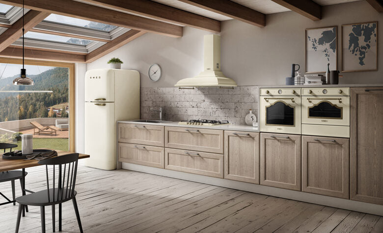 Smeg SR775PO piano cottura Crema Da incasso Gas 5 Fornello(i)