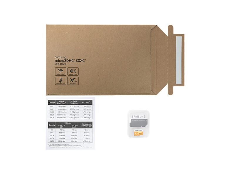 Samsung MB-MP64D memoria flash 64 GB MicroSDXC UHS Classe 10