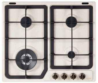 De’Longhi AVF 46 PRO piano cottura Avena Da incasso Gas 4 Fornello(i)