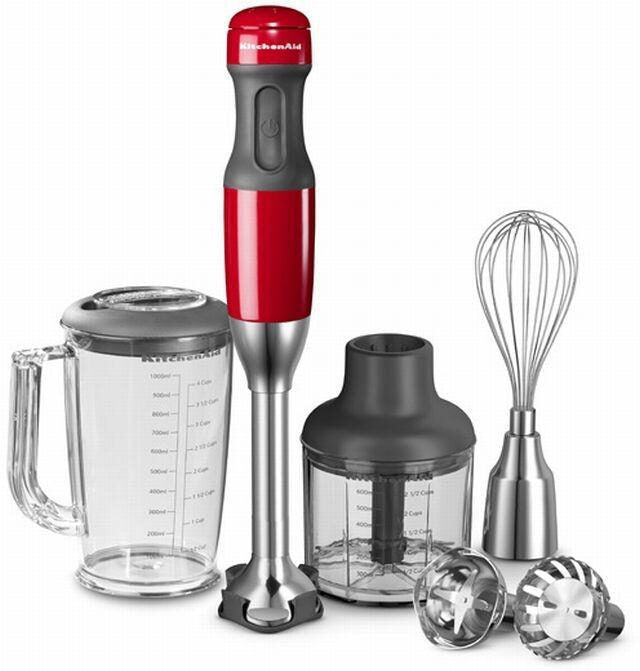 KitchenAid 5KHB2571 1 L Frullatore ad immersione 180 W Rosso, Acciaio inossidabile