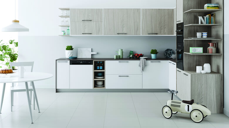 Indesit I3B L634 X Lavastoviglie a Incasso Scomparsa Parziale 14 coperti D