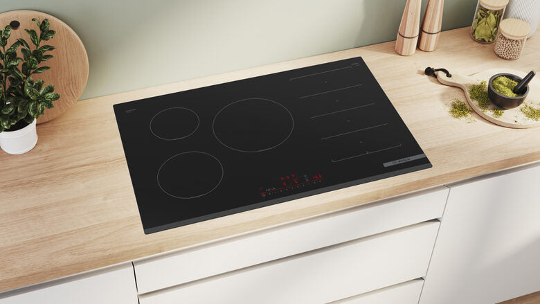 Bosch Serie 6 PXV831HC1E Piano cottura a induzione 80 cm Nero, senza profili