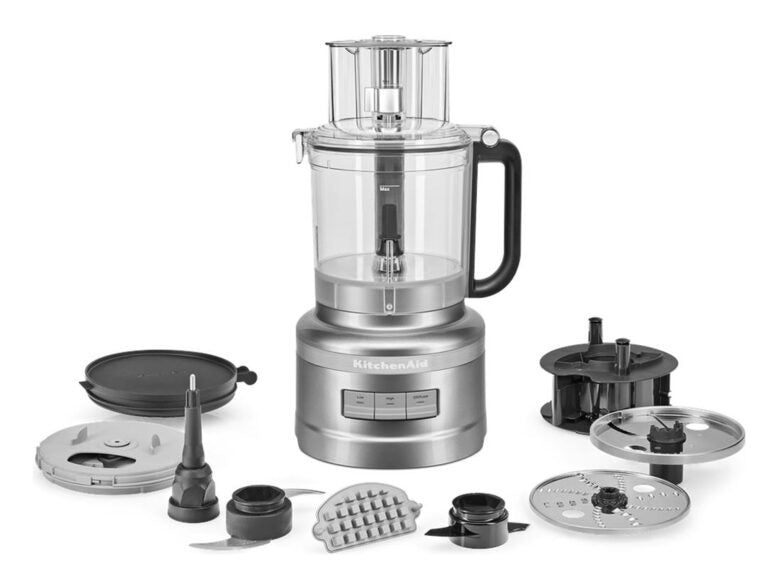 KitchenAid 5KFP1319ECU robot da cucina 400 W 3,1 L Nero, Argento, Trasparente