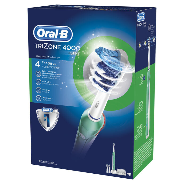 Oral-B TriZone 4000 Adulto Spazzolino TriZone Turchese